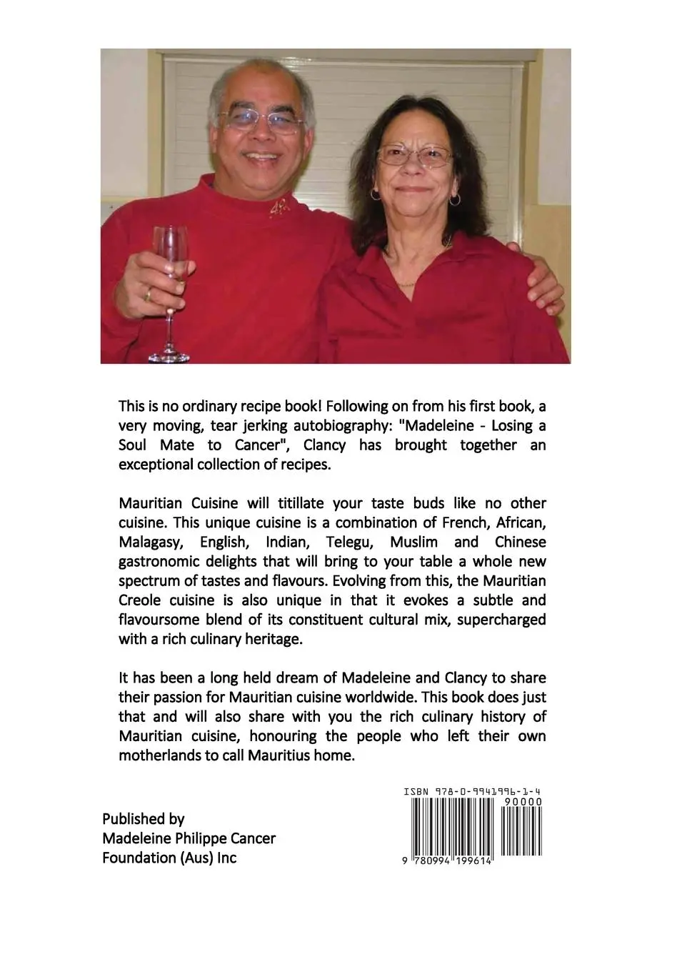 Rückseite: 9780994199614 | The Best of Mauritian Cuisine | Madeleine V Philippe (u. a.) | Buch