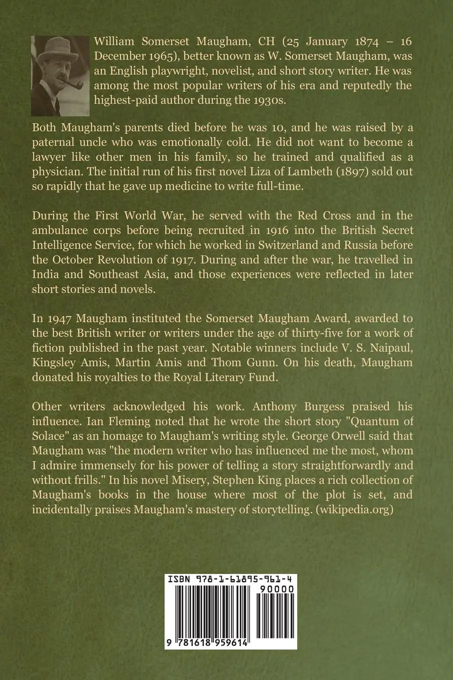 Rückseite: 9781618959614 | On a Chinese Screen | W. Somerset Maugham | Taschenbuch | Englisch