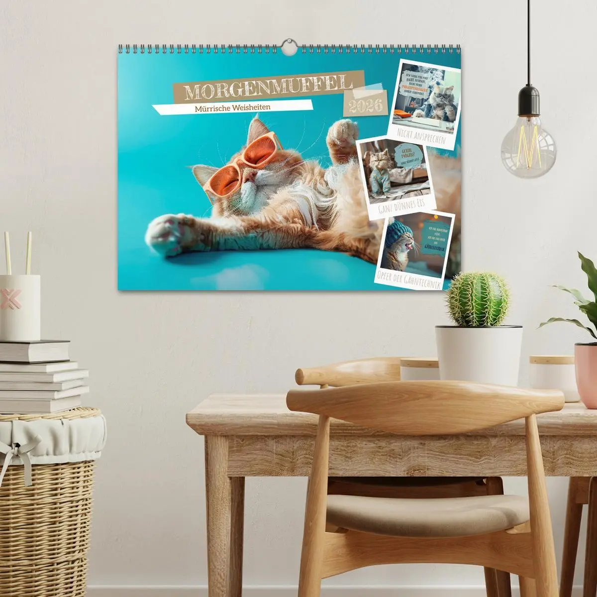 Bild: 9783457389614 | MORGENMUFFEL Mürrische Weisheiten (Wandkalender 2026 DIN A3 quer),...