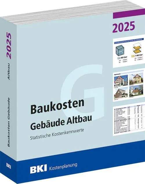 Cover: 9783481049614 | BKI Baukosten Gebäude Altbau 2025 | Architektenkammern | Taschenbuch