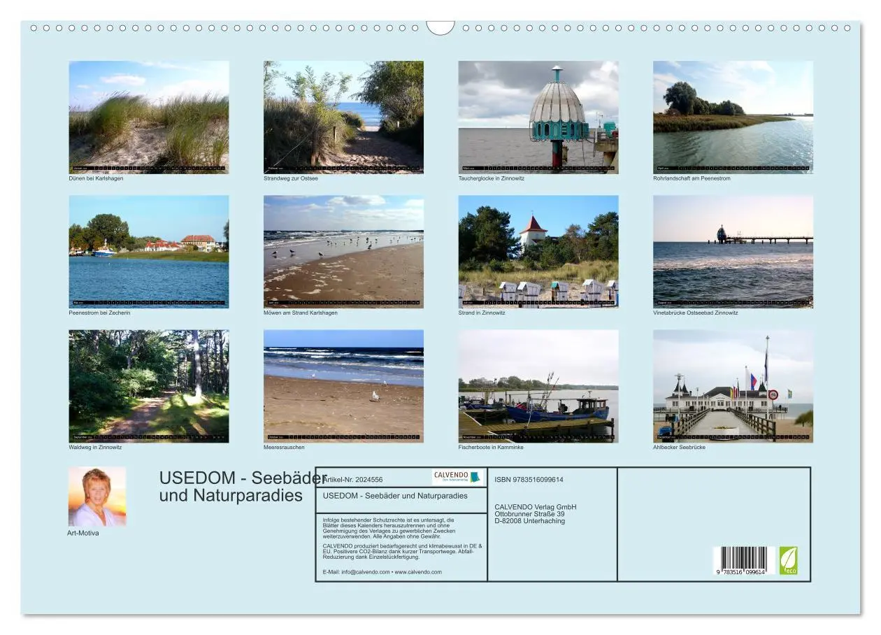 Bild: 9783516099614 | USEDOM - Seebäder und Naturparadies (Wandkalender 2026 DIN A2...