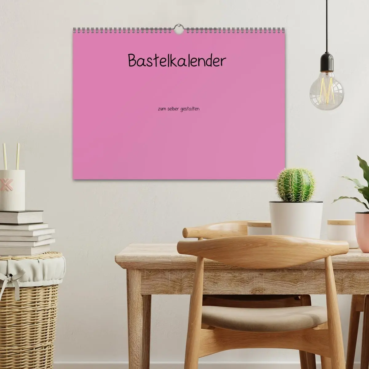 Bild: 9783516169614 | Bastelkalender - Pink (Wandkalender 2026 DIN A3 quer), CALVENDO...