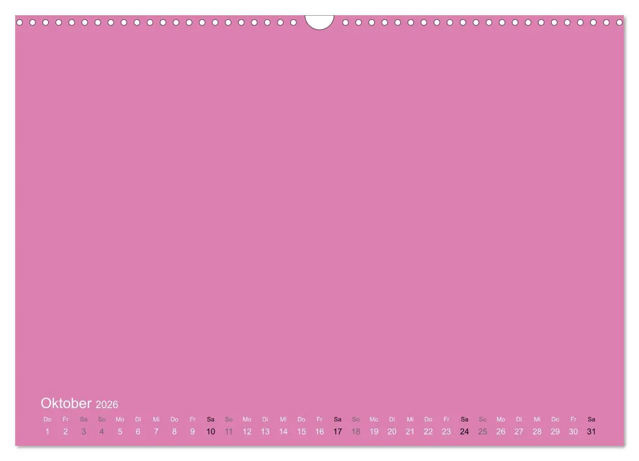 Bild: 9783516169614 | Bastelkalender - Pink (Wandkalender 2026 DIN A3 quer), CALVENDO...
