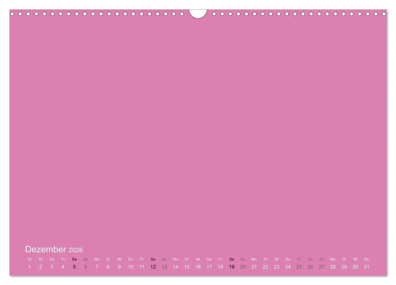 Bild: 9783516169614 | Bastelkalender - Pink (Wandkalender 2026 DIN A3 quer), CALVENDO...