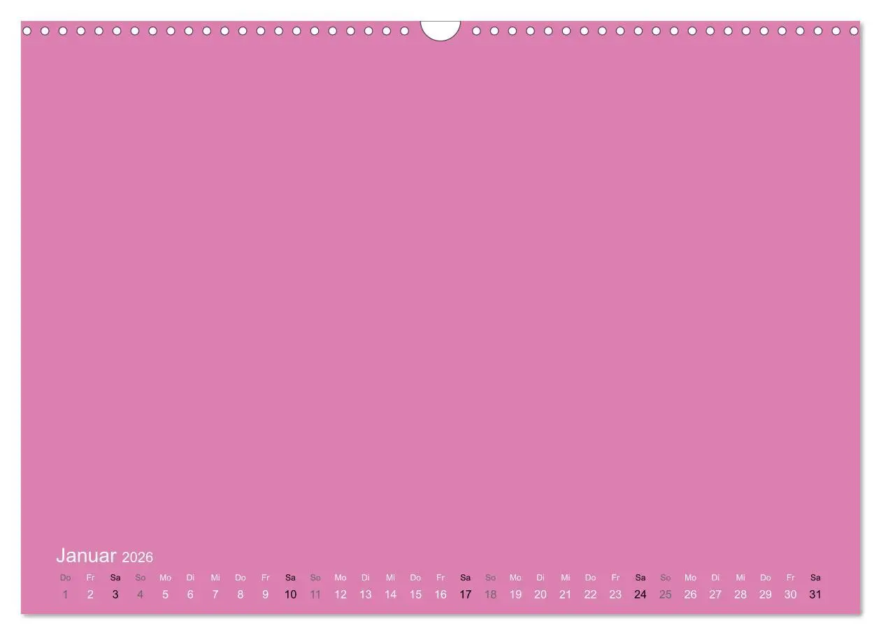 Bild: 9783516169614 | Bastelkalender - Pink (Wandkalender 2026 DIN A3 quer), CALVENDO...