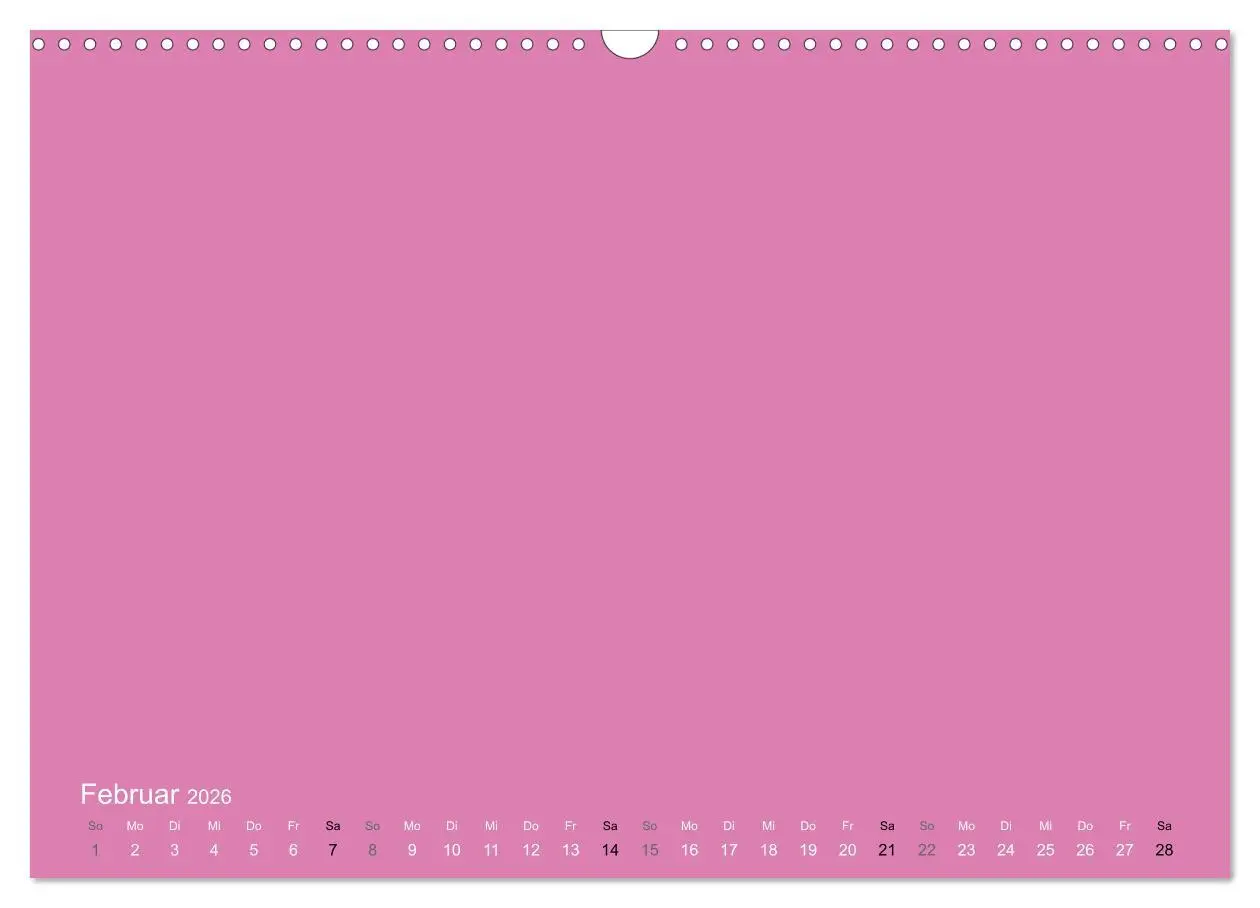 Bild: 9783516169614 | Bastelkalender - Pink (Wandkalender 2026 DIN A3 quer), CALVENDO...