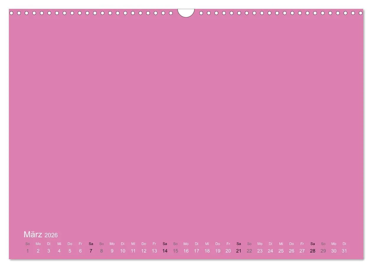 Bild: 9783516169614 | Bastelkalender - Pink (Wandkalender 2026 DIN A3 quer), CALVENDO...