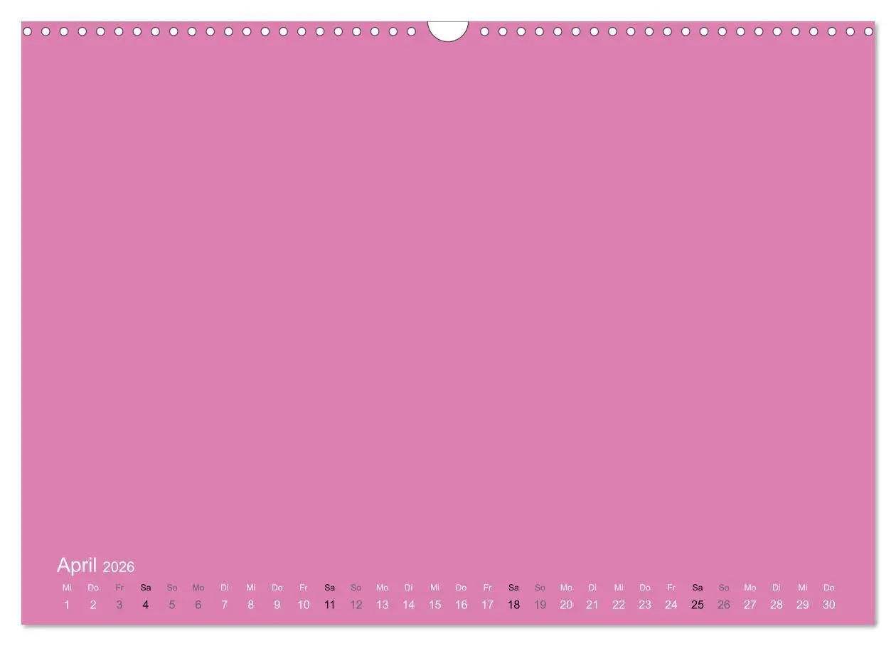 Bild: 9783516169614 | Bastelkalender - Pink (Wandkalender 2026 DIN A3 quer), CALVENDO...