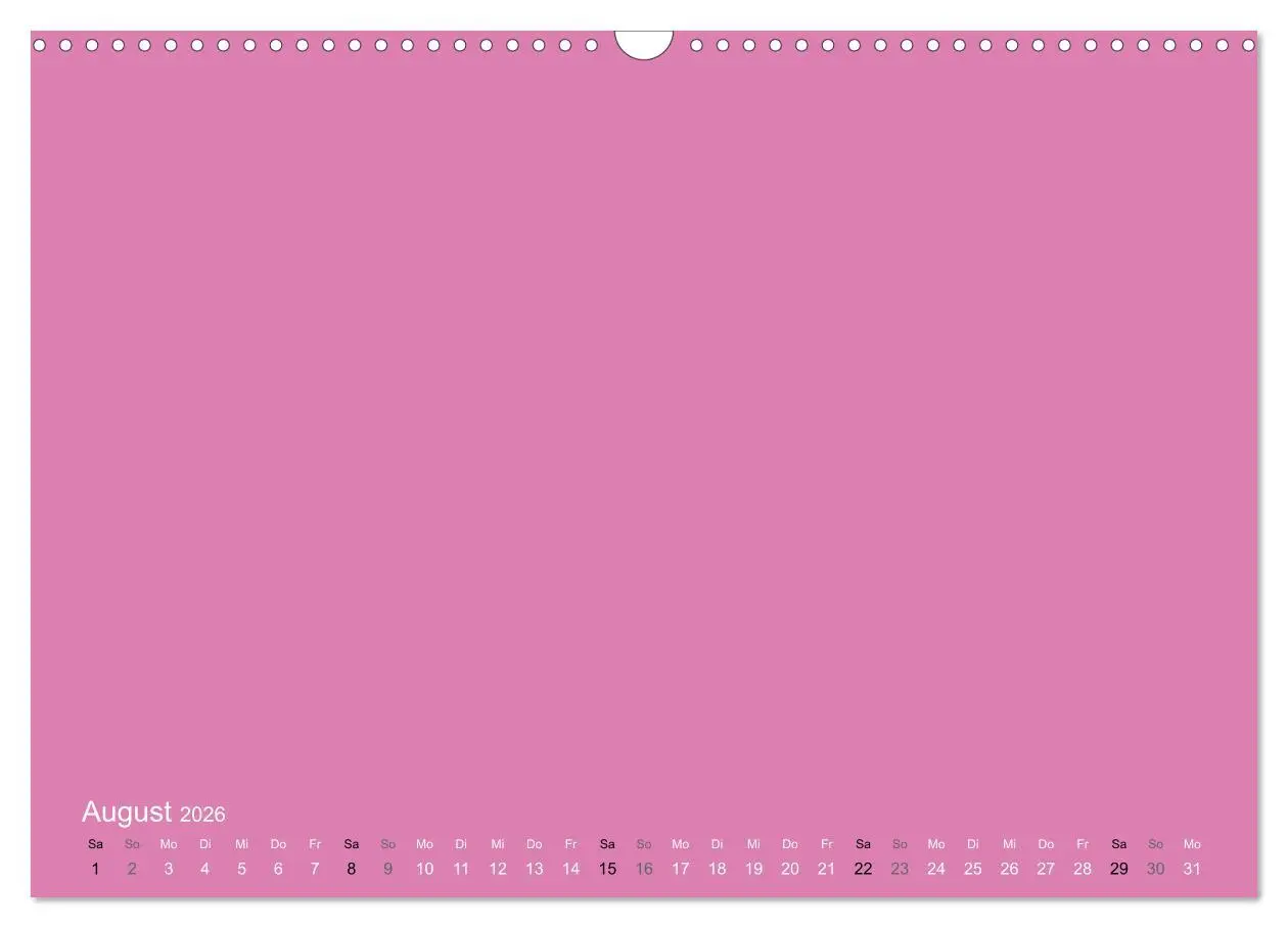 Bild: 9783516169614 | Bastelkalender - Pink (Wandkalender 2026 DIN A3 quer), CALVENDO...