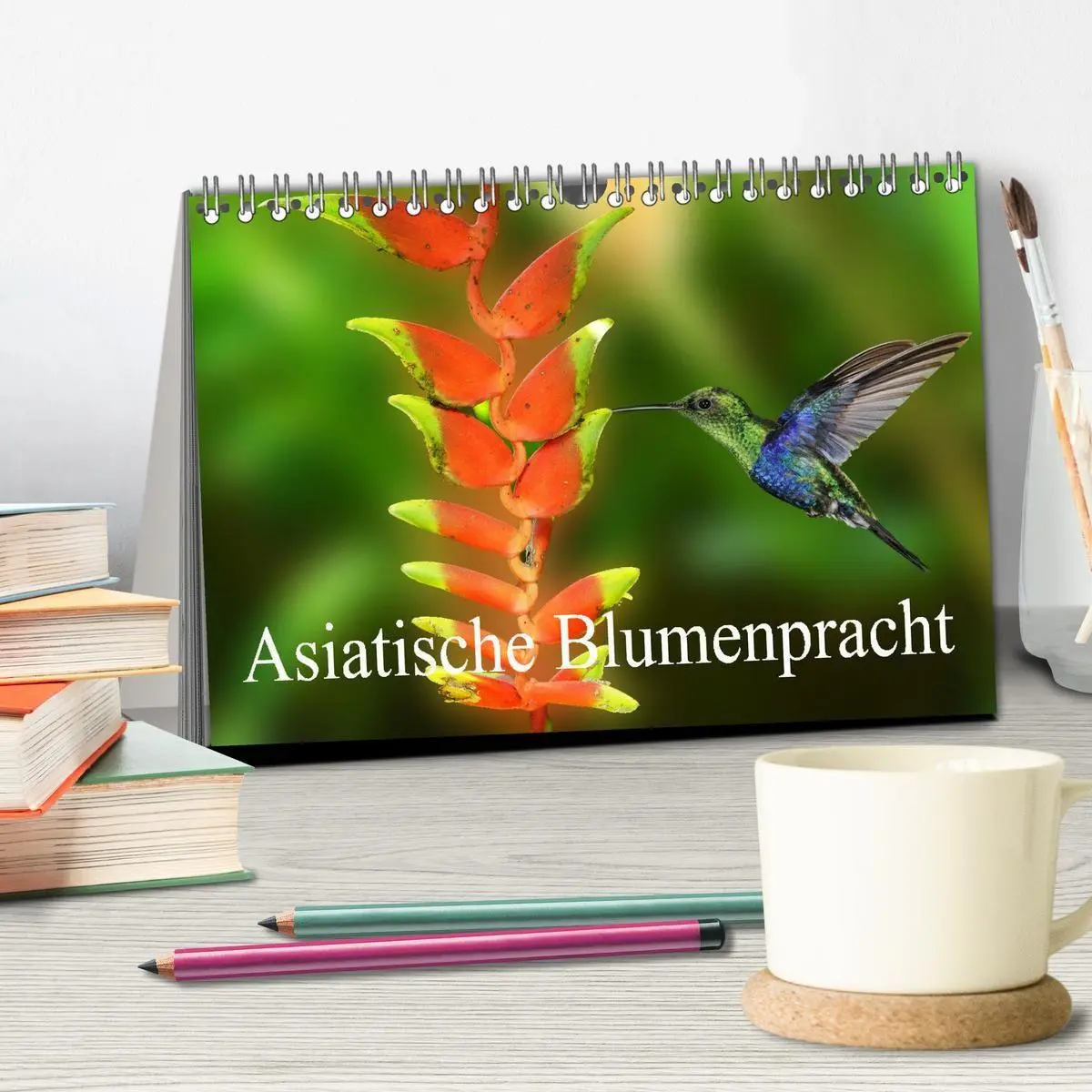 Bild: 9783569499614 | Asiatische Blumenpracht (Tischkalender 2027 DIN A5 quer), CALVENDO...