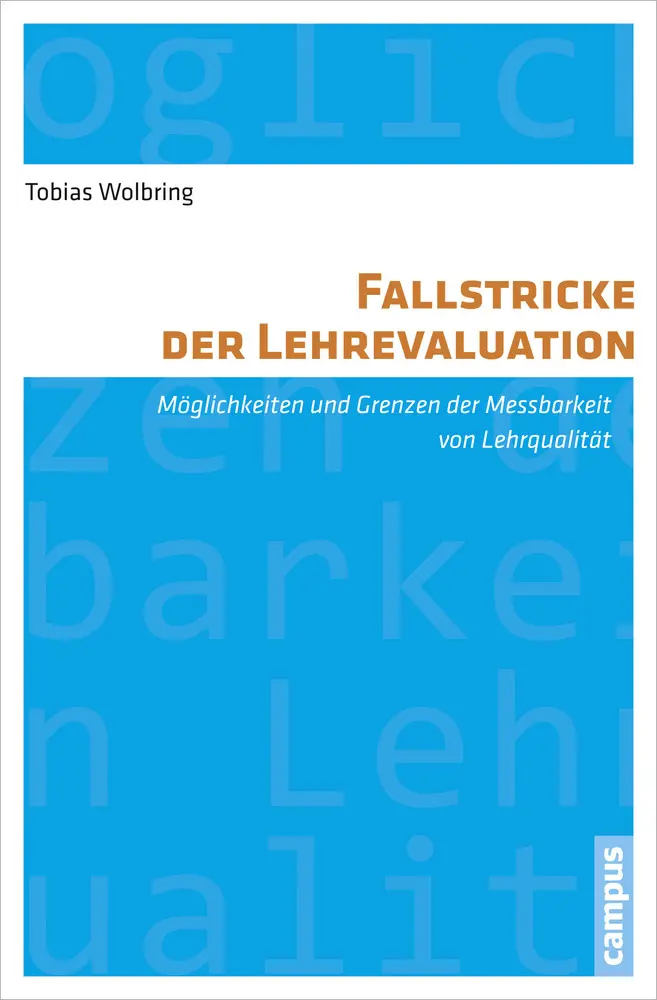 Cover: 9783593399614 | Fallstricke der Lehrevaluation | Tobias Wolbring | Taschenbuch | 2013