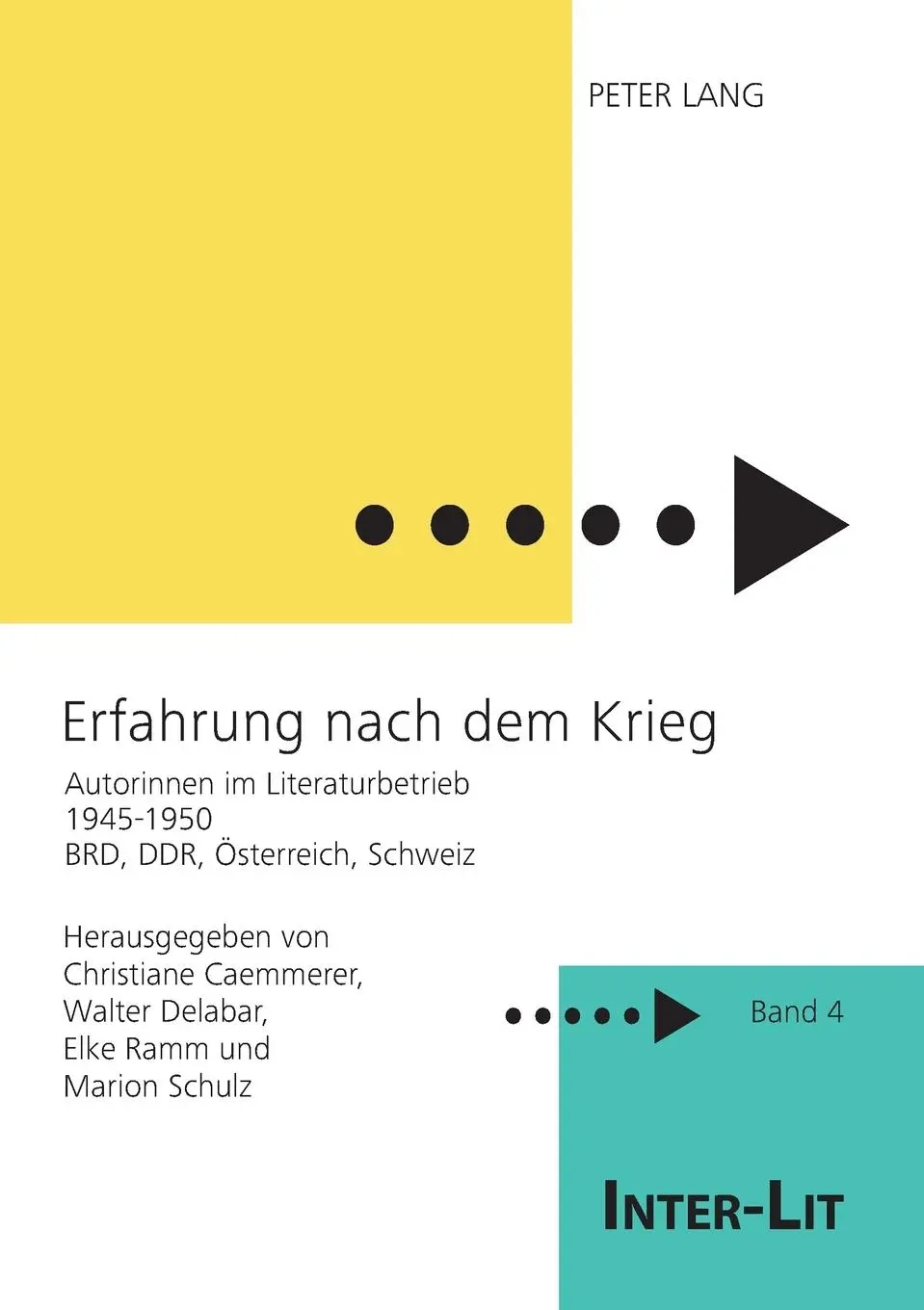 Cover: 9783631389614 | Erfahrung nach dem Krieg | Christiane Caemmerer (u. a.) | Taschenbuch