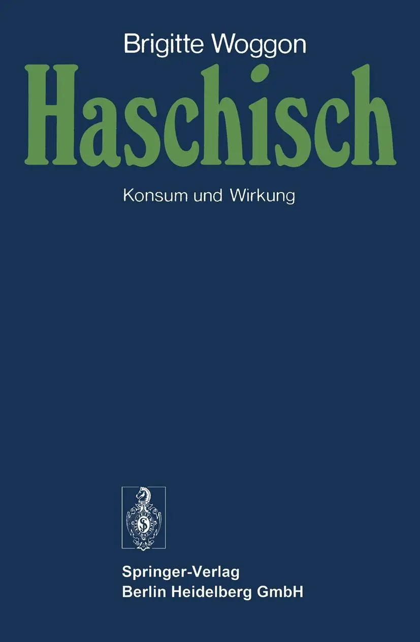 Cover: 9783642659614 | Haschisch | Konsum und Wirkung | B. Woggon | Taschenbuch | viii | 2014