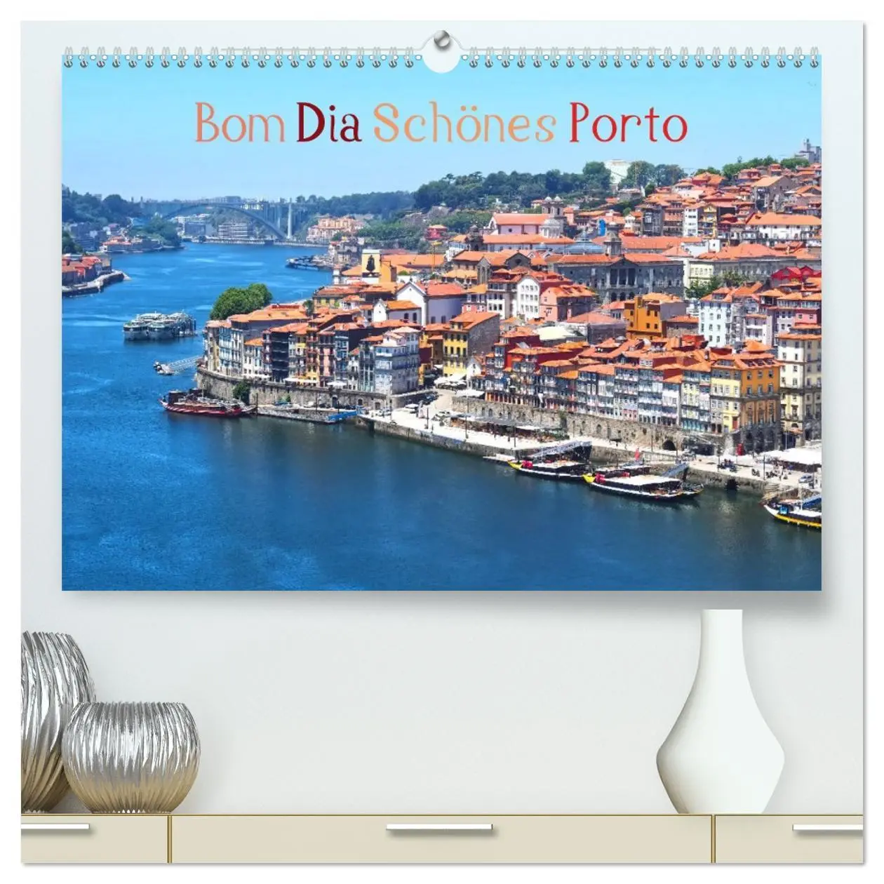 Cover: 9783457449714 | Bom Dia Schönes Porto (hochwertiger Premium Wandkalender 2026 DIN...