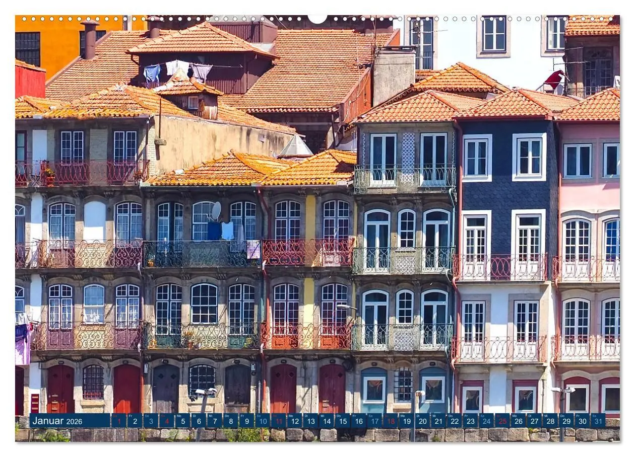 Bild: 9783457449714 | Bom Dia Schönes Porto (hochwertiger Premium Wandkalender 2026 DIN...