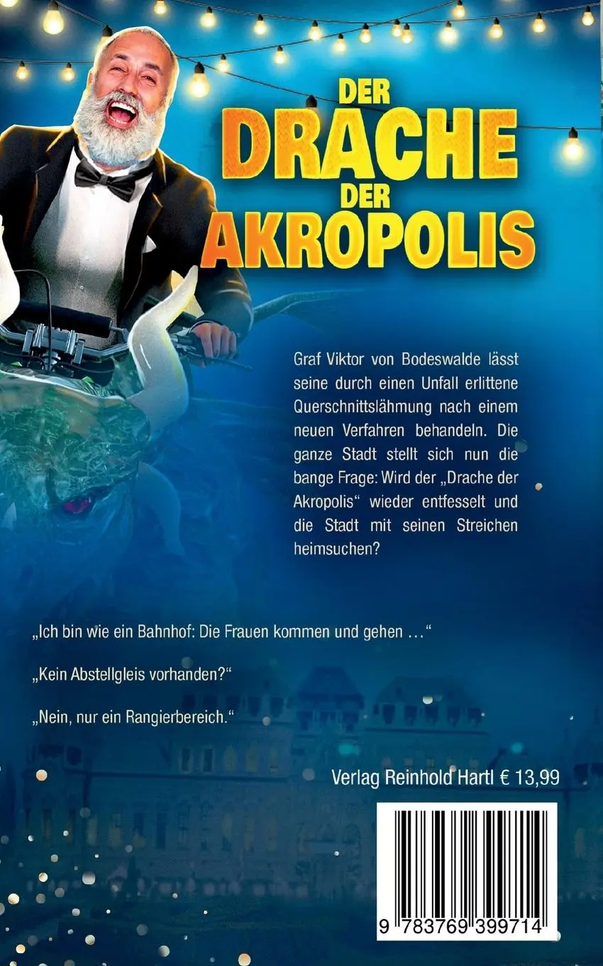 Rückseite: 9783769399714 | Der Drache der Akropolis | Reinhold Hartl | Taschenbuch | 292 S.