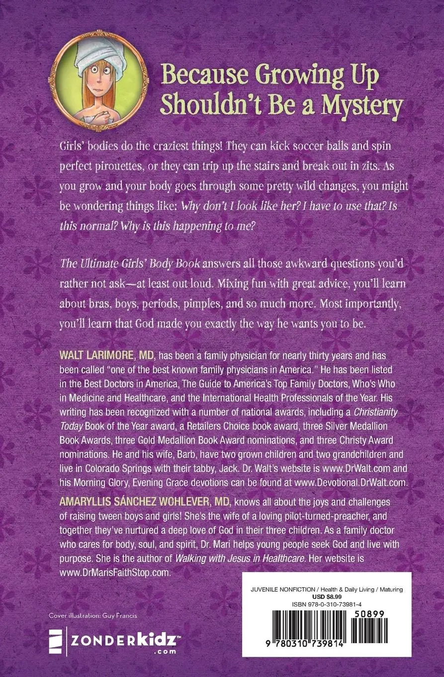 Rückseite: 9780310739814 | The Ultimate Girls' Body Book | Not-So-Silly Questions About Your Body