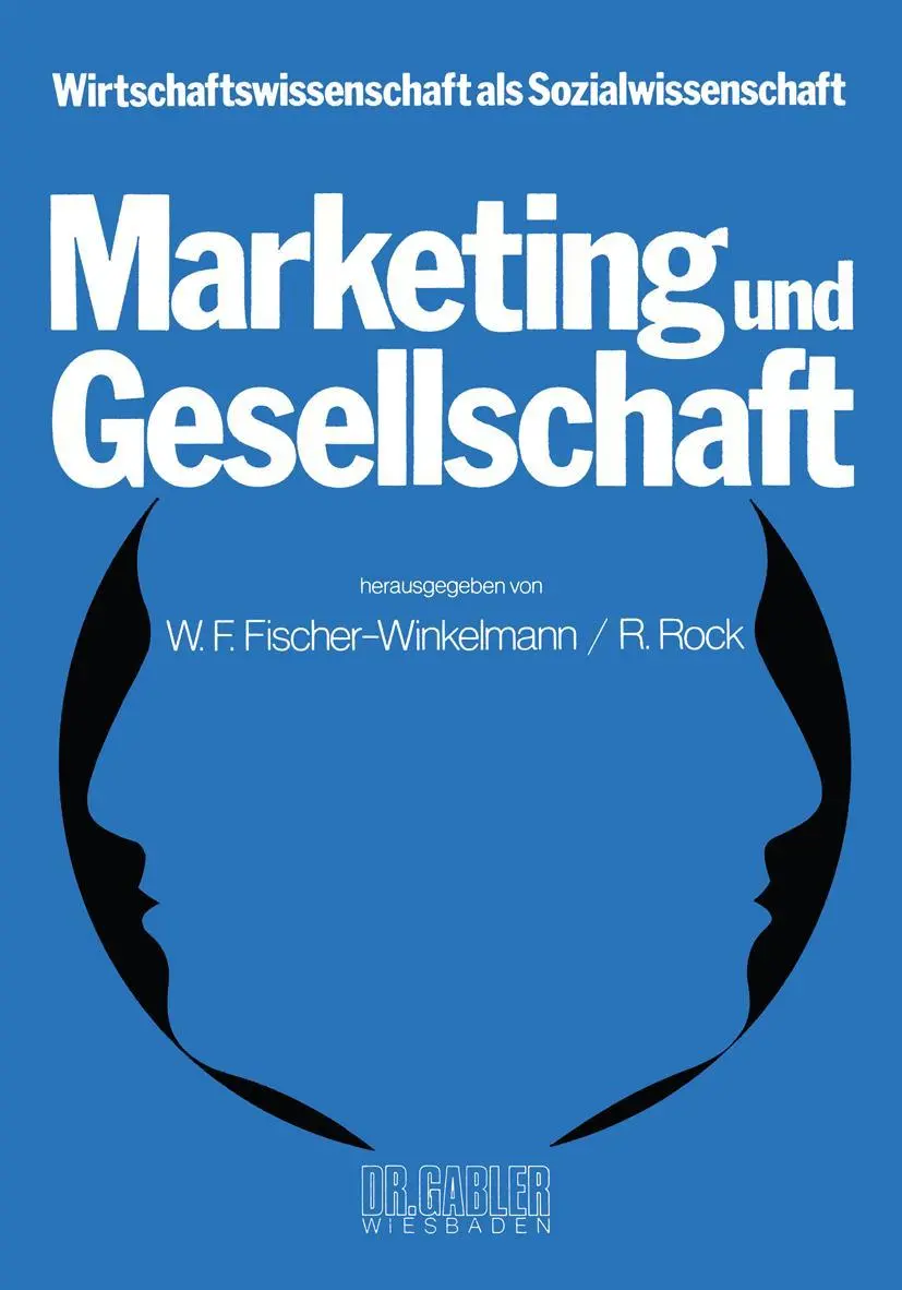 Cover: 9783409609814 | Marketing und Gesellschaft | R. Rock (u. a.) | Taschenbuch | 245 S.
