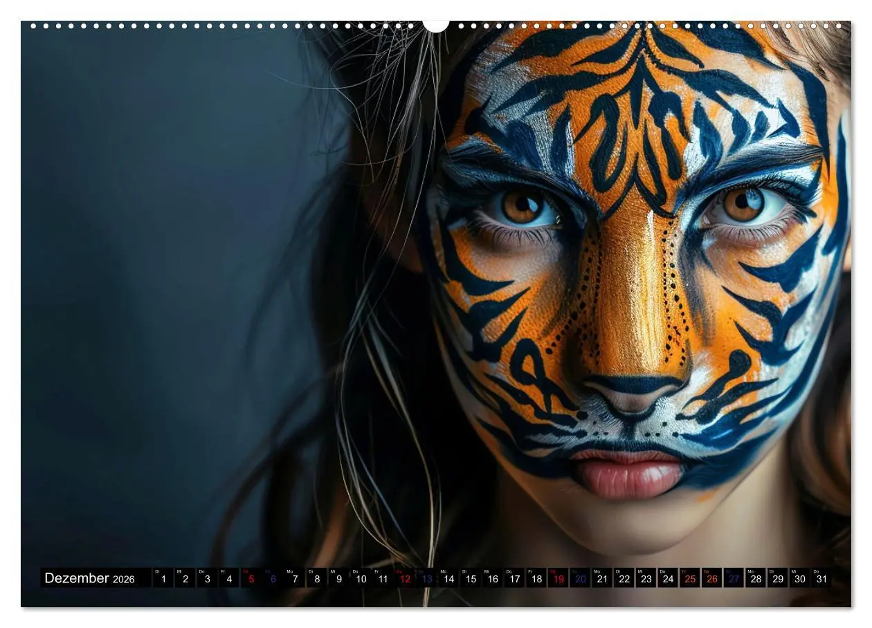 Bild: 9783457369814 | Faszination Bodypainting (Wandkalender 2026 DIN A2 quer), CALVENDO...