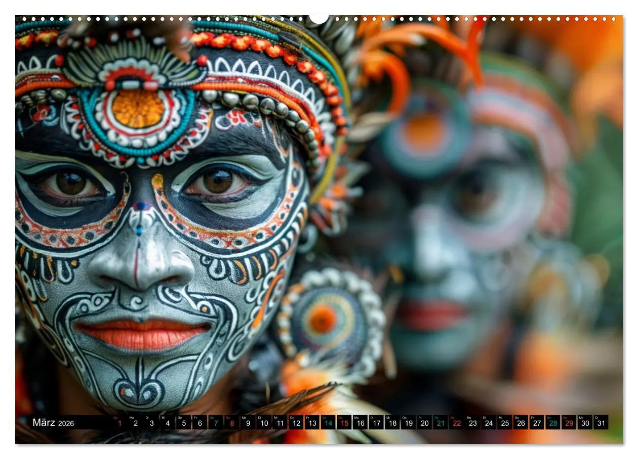 Bild: 9783457369814 | Faszination Bodypainting (Wandkalender 2026 DIN A2 quer), CALVENDO...