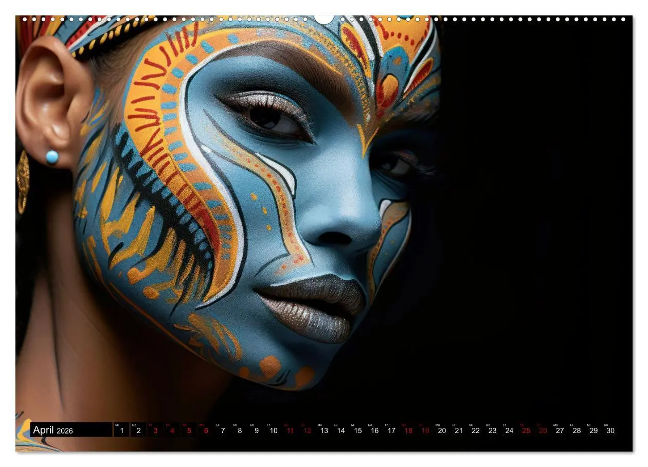 Bild: 9783457369814 | Faszination Bodypainting (Wandkalender 2026 DIN A2 quer), CALVENDO...