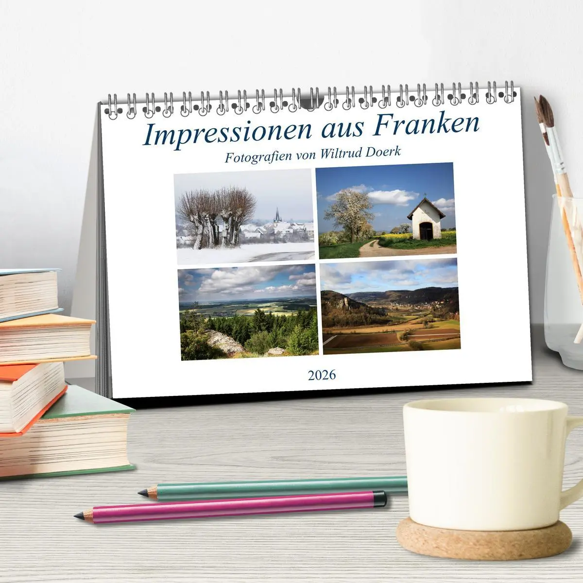 Bild: 9783457989814 | Impressionen aus Franken (Tischkalender 2026 DIN A5 quer), CALVENDO...