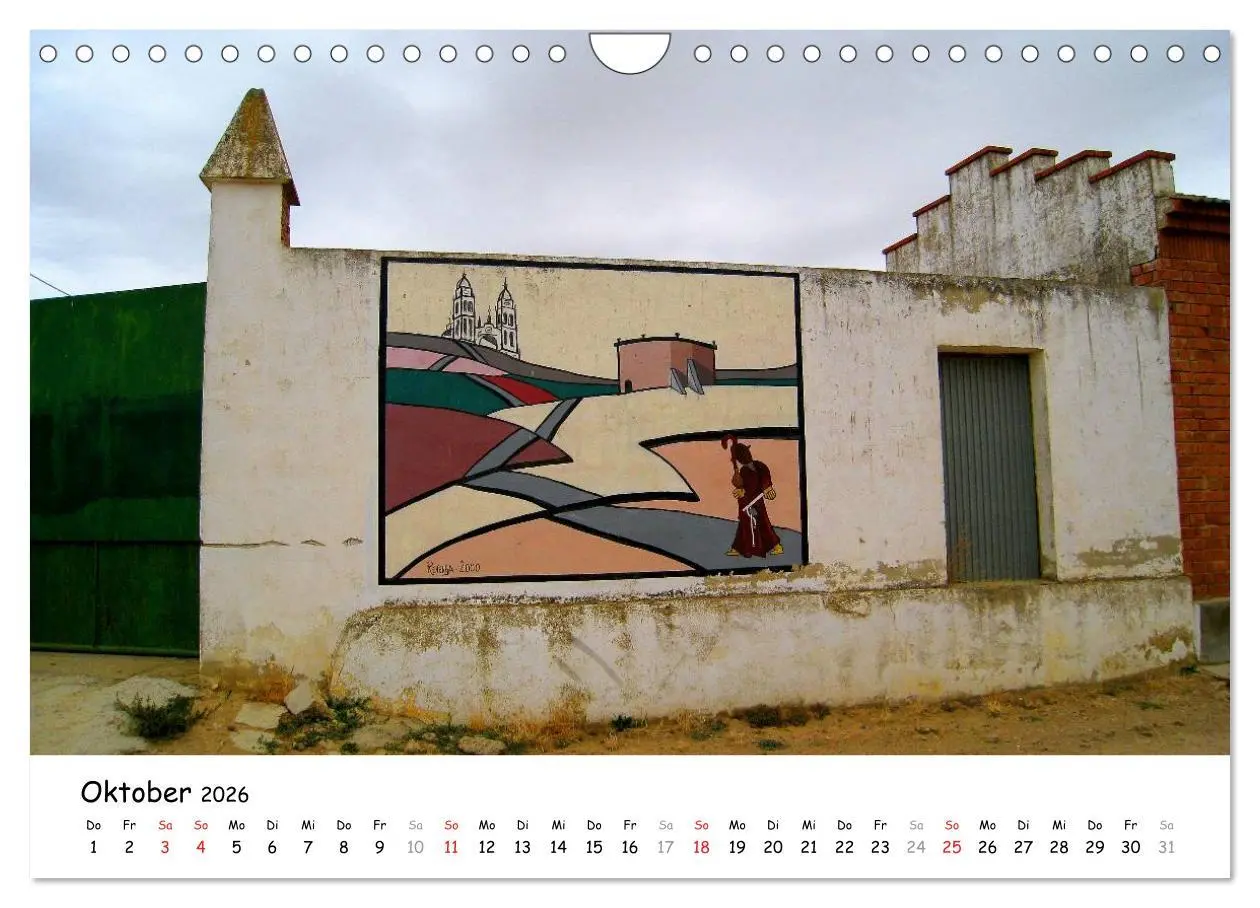 Bild: 9783516079814 | Jakobsweg - Camino Frances (Wandkalender 2026 DIN A4 quer),...