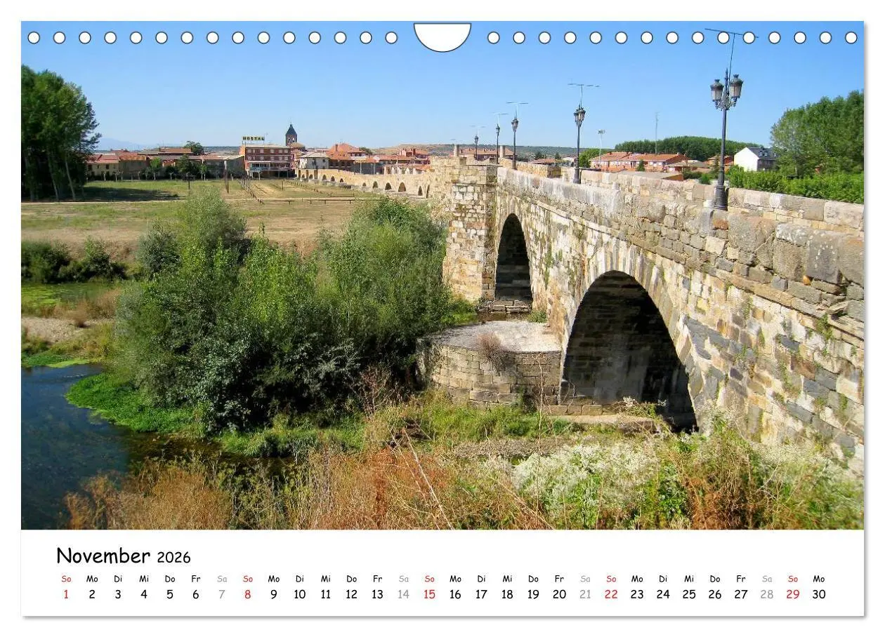 Bild: 9783516079814 | Jakobsweg - Camino Frances (Wandkalender 2026 DIN A4 quer),...