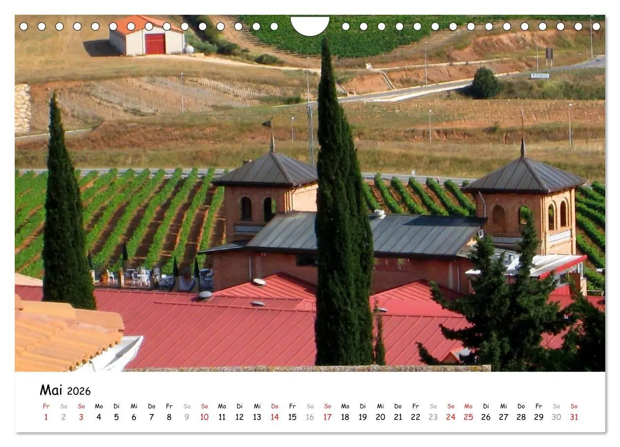 Bild: 9783516079814 | Jakobsweg - Camino Frances (Wandkalender 2026 DIN A4 quer),...