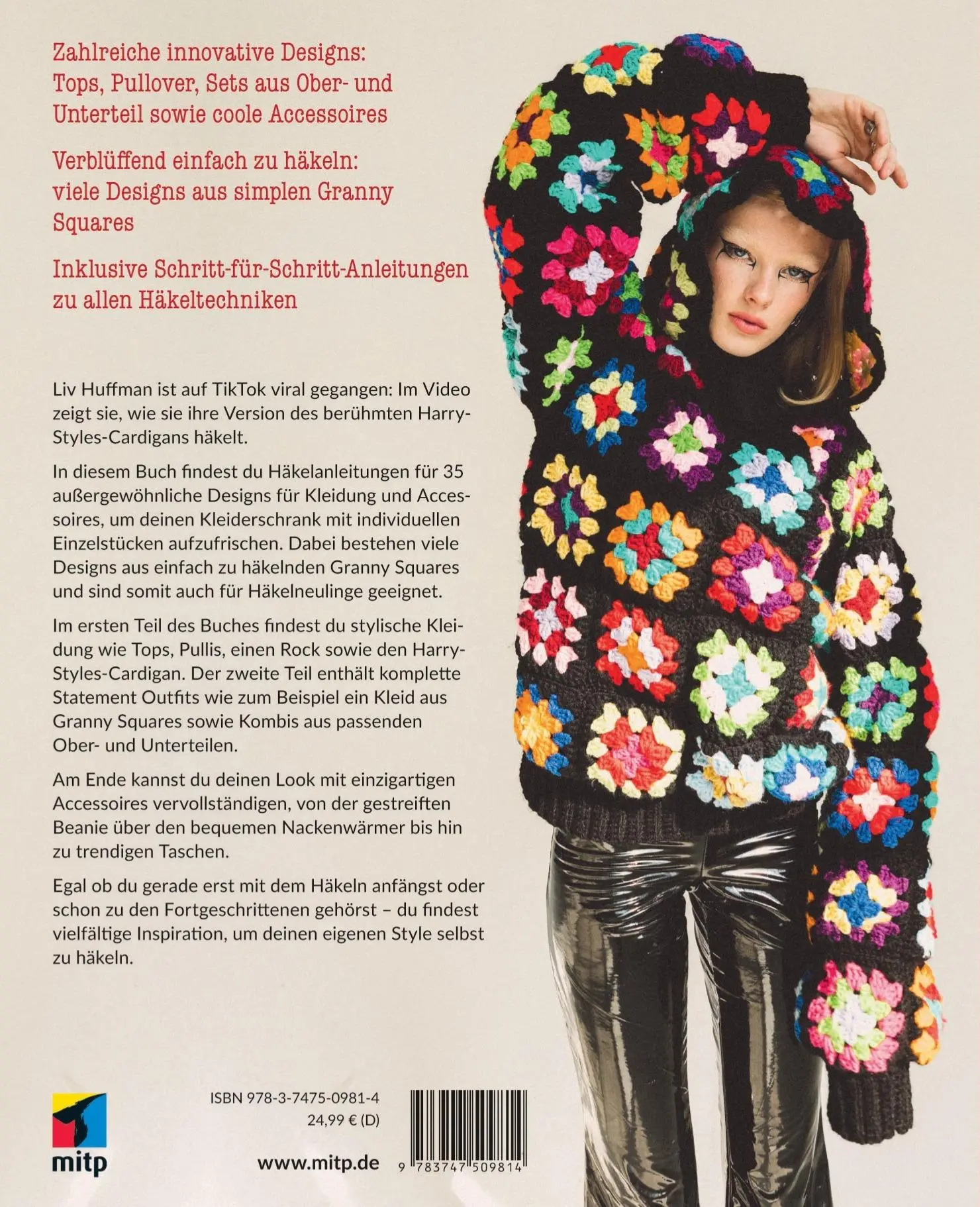 Rückseite: 9783747509814 | Dein Style! Häkeln | Liv Huffman | Taschenbuch | mitp Kreativ | 144 S.