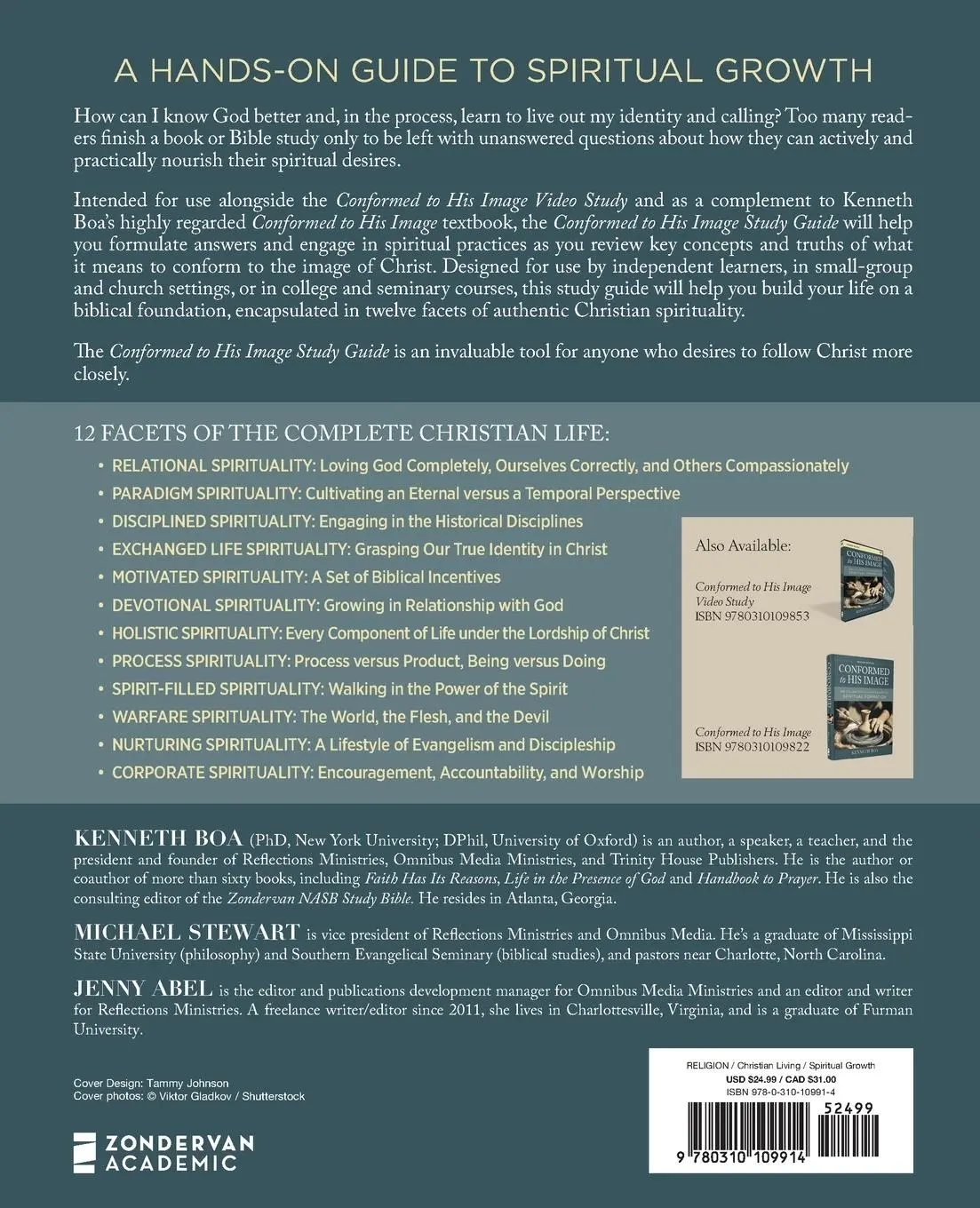 Rückseite: 9780310109914 | Conformed to His Image Study Guide | Kenneth D. Boa (u. a.) | Buch