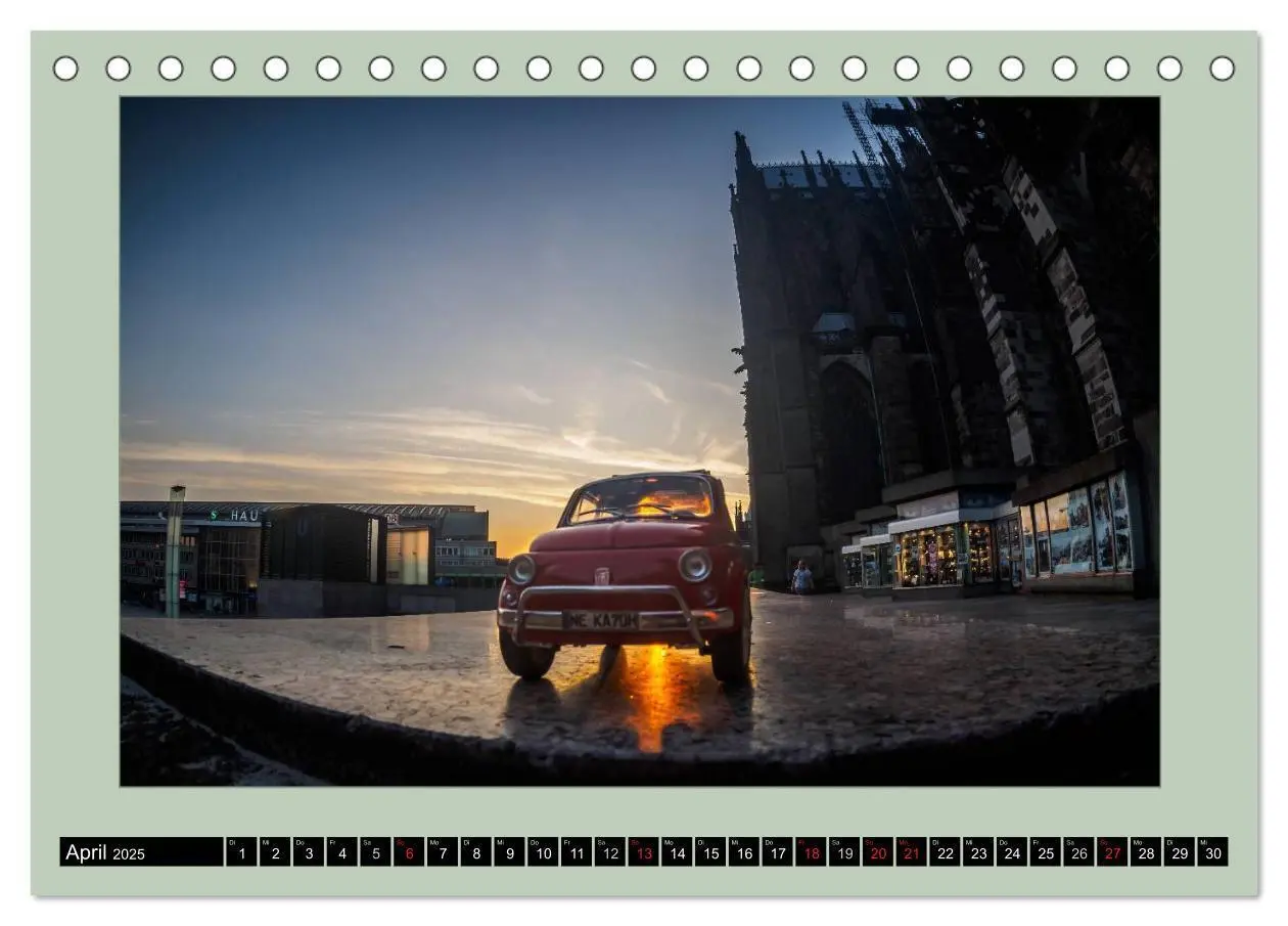 Bild: 9783435579914 | Die Knutschkugel in Köln (Tischkalender 2025 DIN A5 quer), CALVENDO...