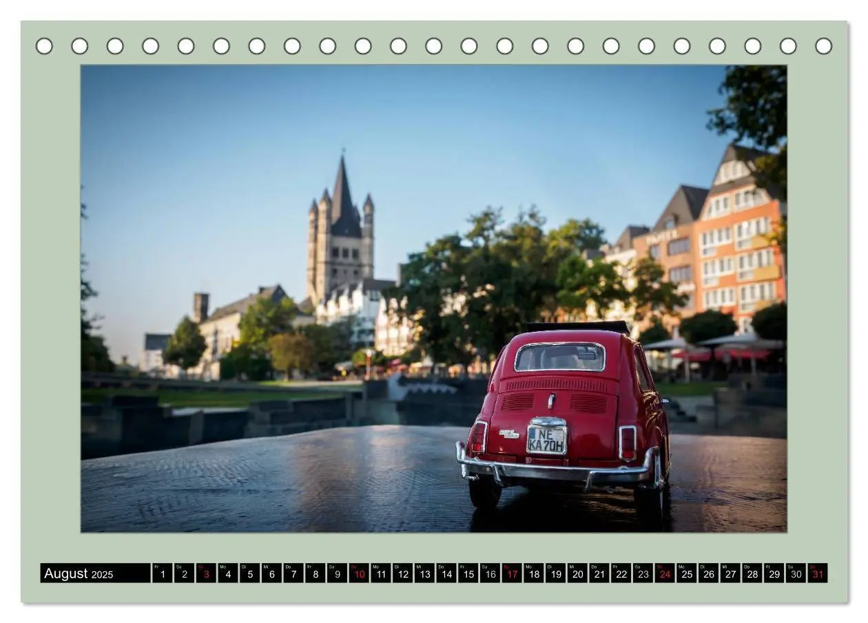 Bild: 9783435579914 | Die Knutschkugel in Köln (Tischkalender 2025 DIN A5 quer), CALVENDO...