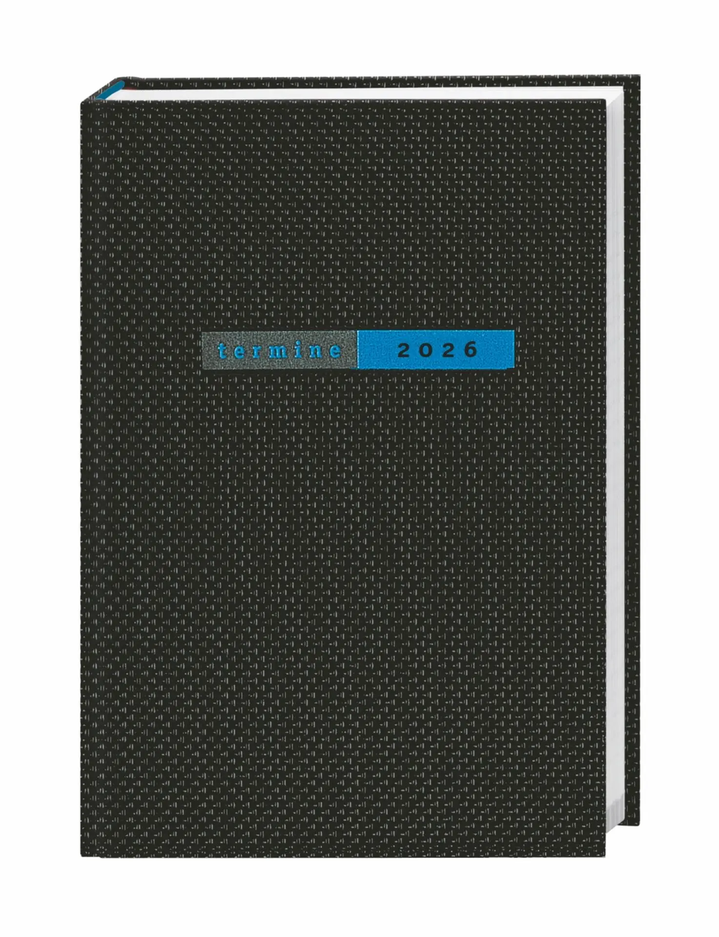 Cover: 9783756409914 | Terminer A6, Struktur schwarz 2026 | Heye | Buch | Bürokalender Heye