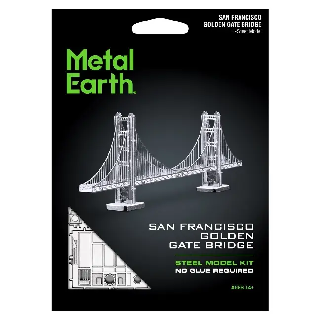 Bild: 32309010015 | Metal Earth: Golden Gate Bridge | Steel Model Kit | 502560 | 2018