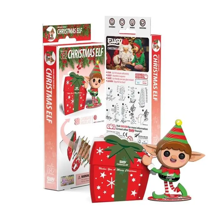 Cover: 9421036940015 | EUGY - 3D Bastelset Weihnachtself | Eugy | Spiel | 650082 | Deutsch