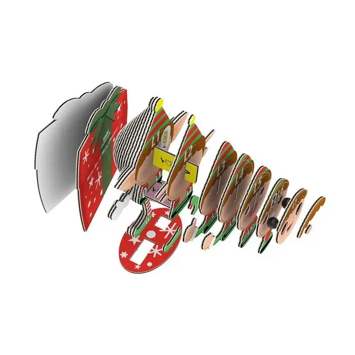 Bild: 9421036940015 | EUGY - 3D Bastelset Weihnachtself | Eugy | Spiel | 650082 | Deutsch