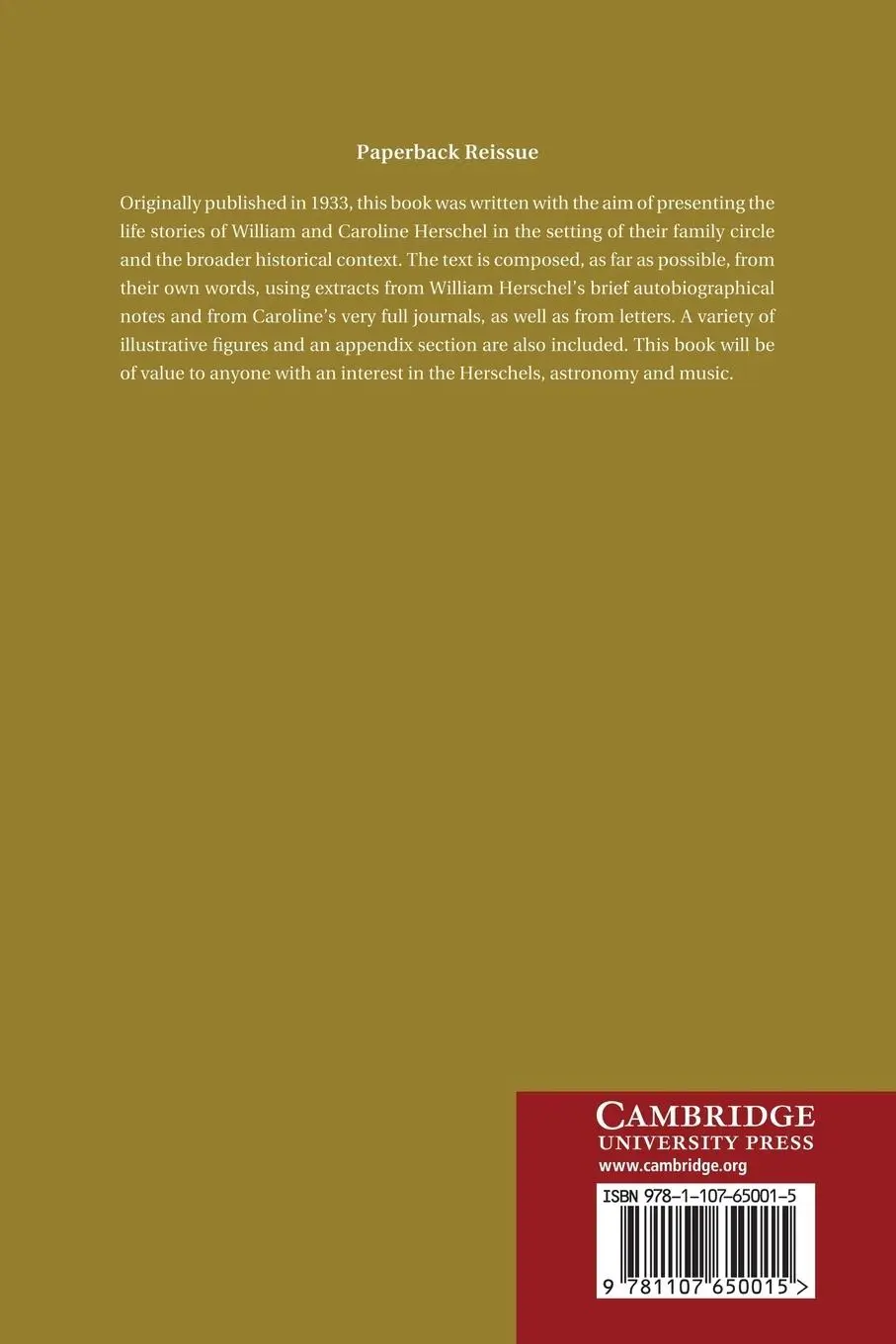 Rückseite: 9781107650015 | The Herschel Chronicle | Constance A. Lubbock | Taschenbuch | Englisch