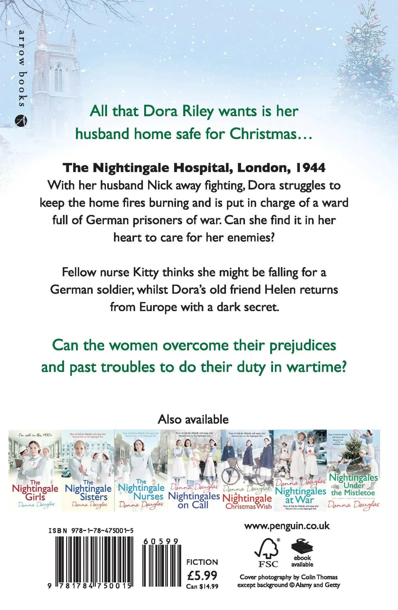 Rückseite: 9781784750015 | A Nightingale Christmas Carol | (Nightingales 8) | Donna Douglas