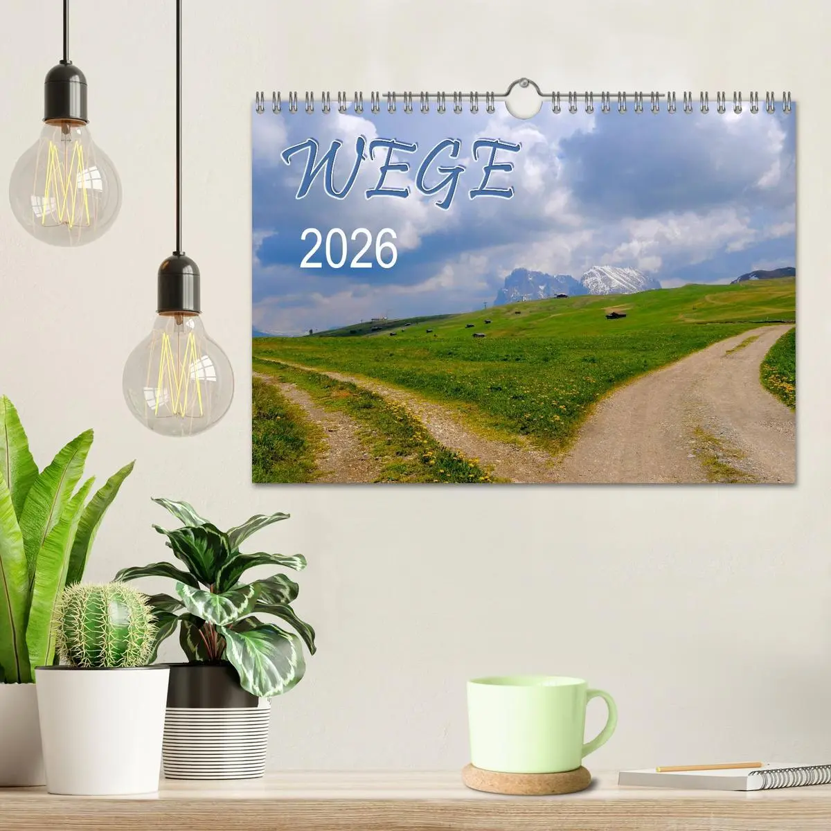 Bild: 9783516180015 | Wege 2026 (Wandkalender 2026 DIN A4 quer), CALVENDO Monatskalender