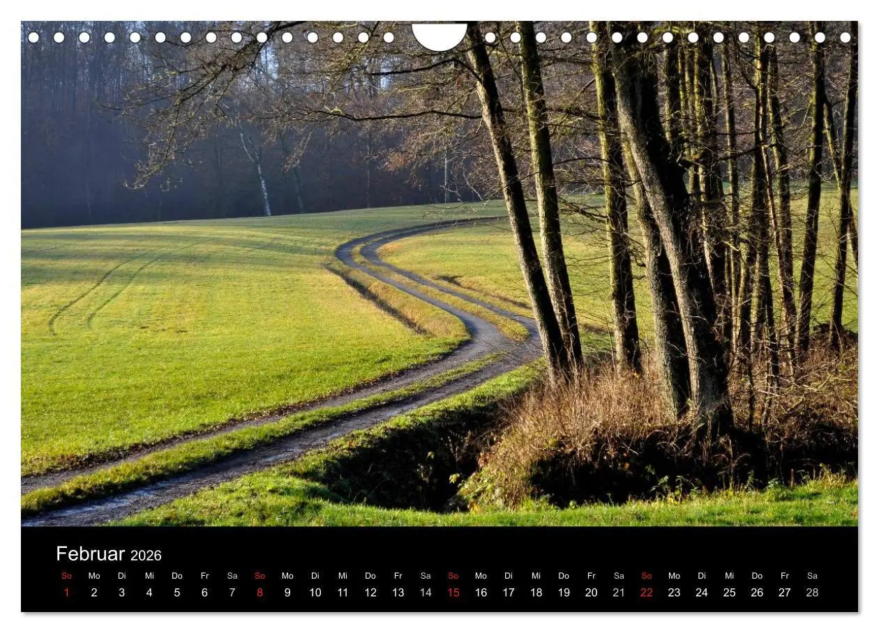 Bild: 9783516180015 | Wege 2026 (Wandkalender 2026 DIN A4 quer), CALVENDO Monatskalender