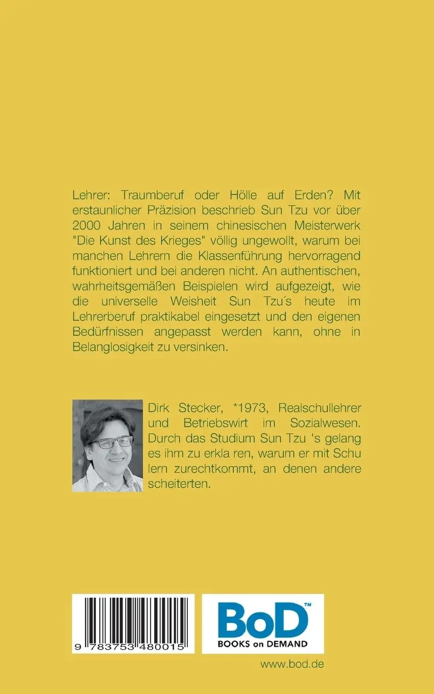 Rückseite: 9783753480015 | Sun Tzu für Lehrer*innen | Die Kunst (d)eine Klasse zu führen | Buch