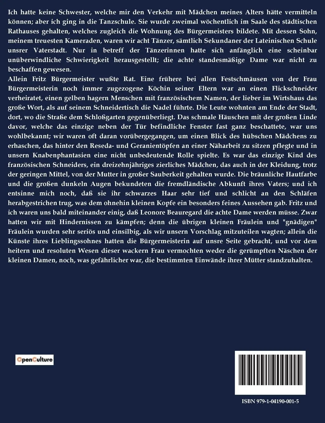 Rückseite: 9791041900015 | Auf Der Universität Lore | Theodor Storm | Taschenbuch | 42 S. | 2022