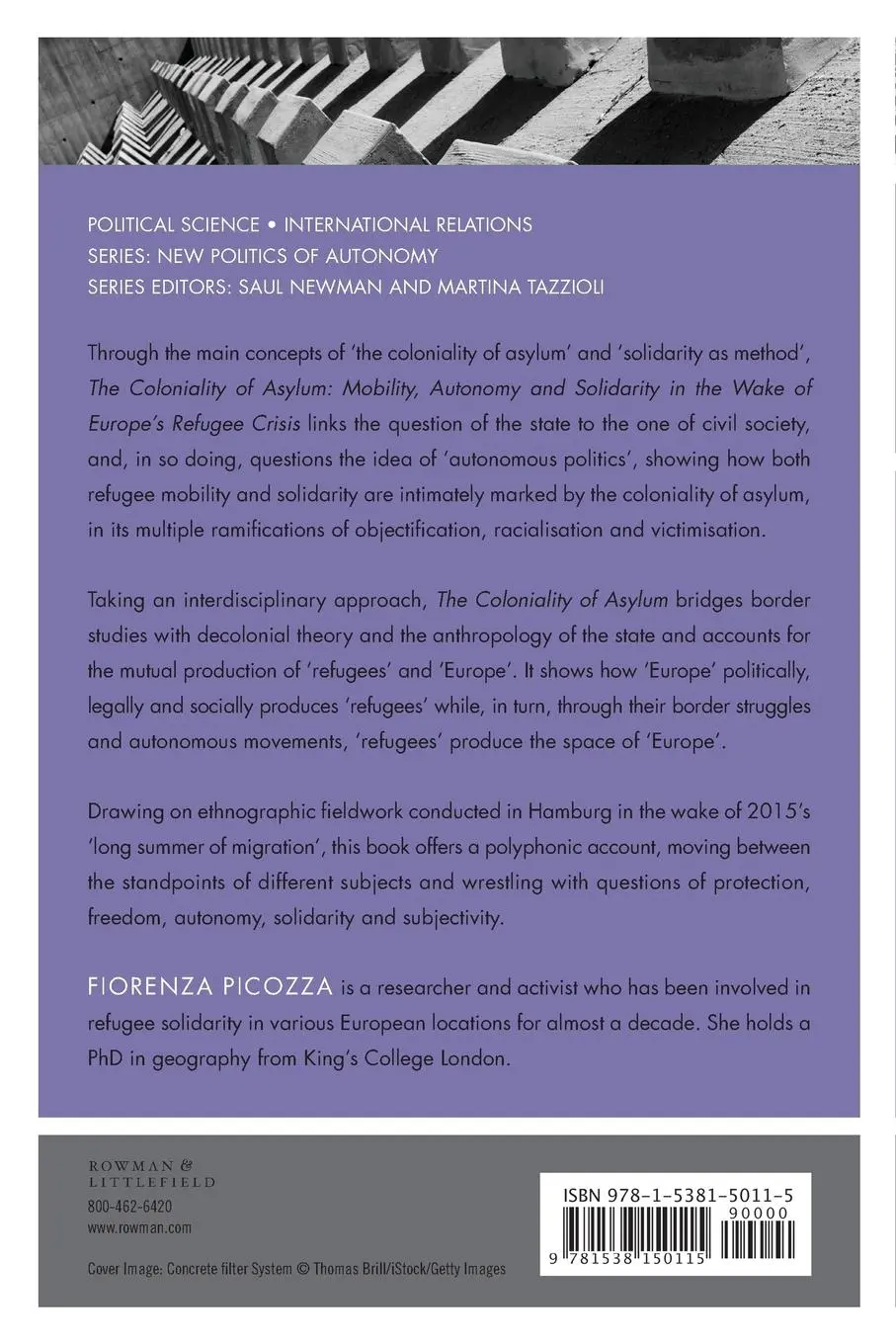 Rückseite: 9781538150115 | Coloniality of Asylum | Fiorenza Picozza | Taschenbuch | Englisch