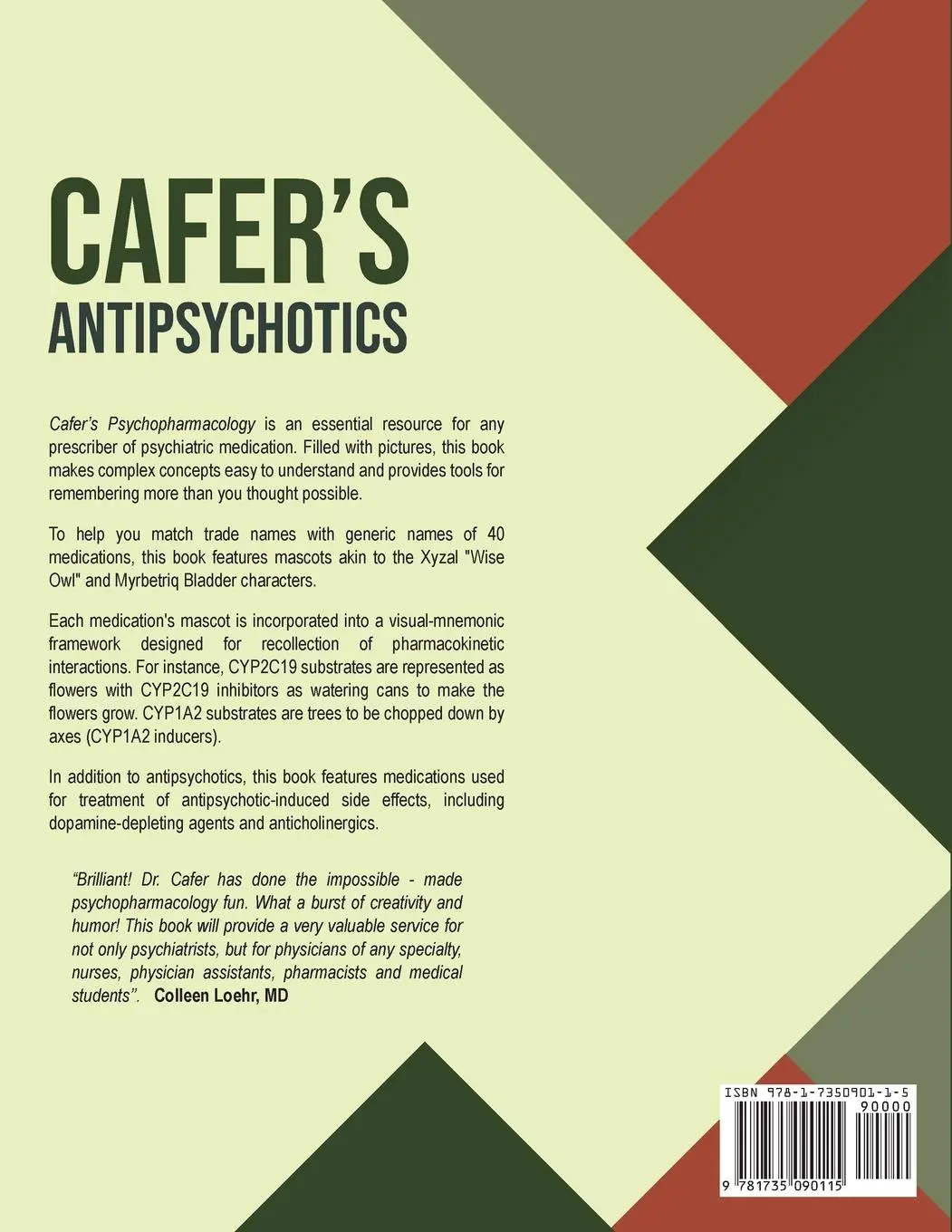 Rückseite: 9781735090115 | Cafer's Antipsychotics | Jason Cafer | Taschenbuch | Englisch | 2020