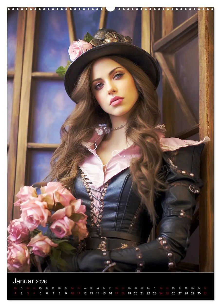 Bild: 9783516310115 | Steampunk. Faszinierend schöne Frauenportraits (Wandkalender 2026...