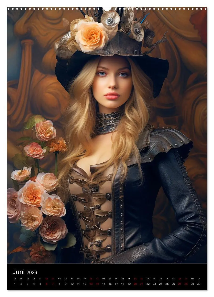 Bild: 9783516310115 | Steampunk. Faszinierend schöne Frauenportraits (Wandkalender 2026...