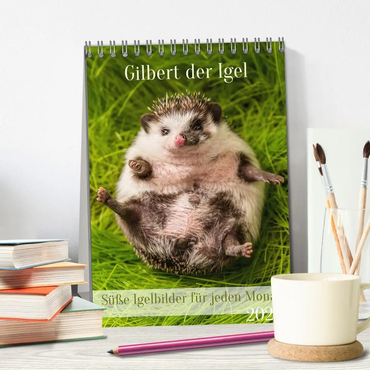 Bild: 9783569330115 | Gilbert der Igel (Tischkalender 2027 DIN A5 hoch), CALVENDO...