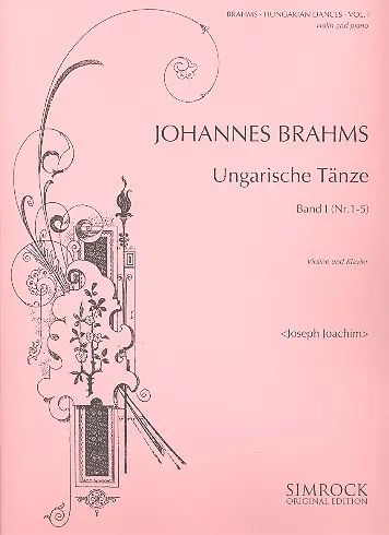 Cover: 9790221100115 | Ungarische Tanze | Johannes Brahms | Buch | 2005 | EAN 9790221100115
