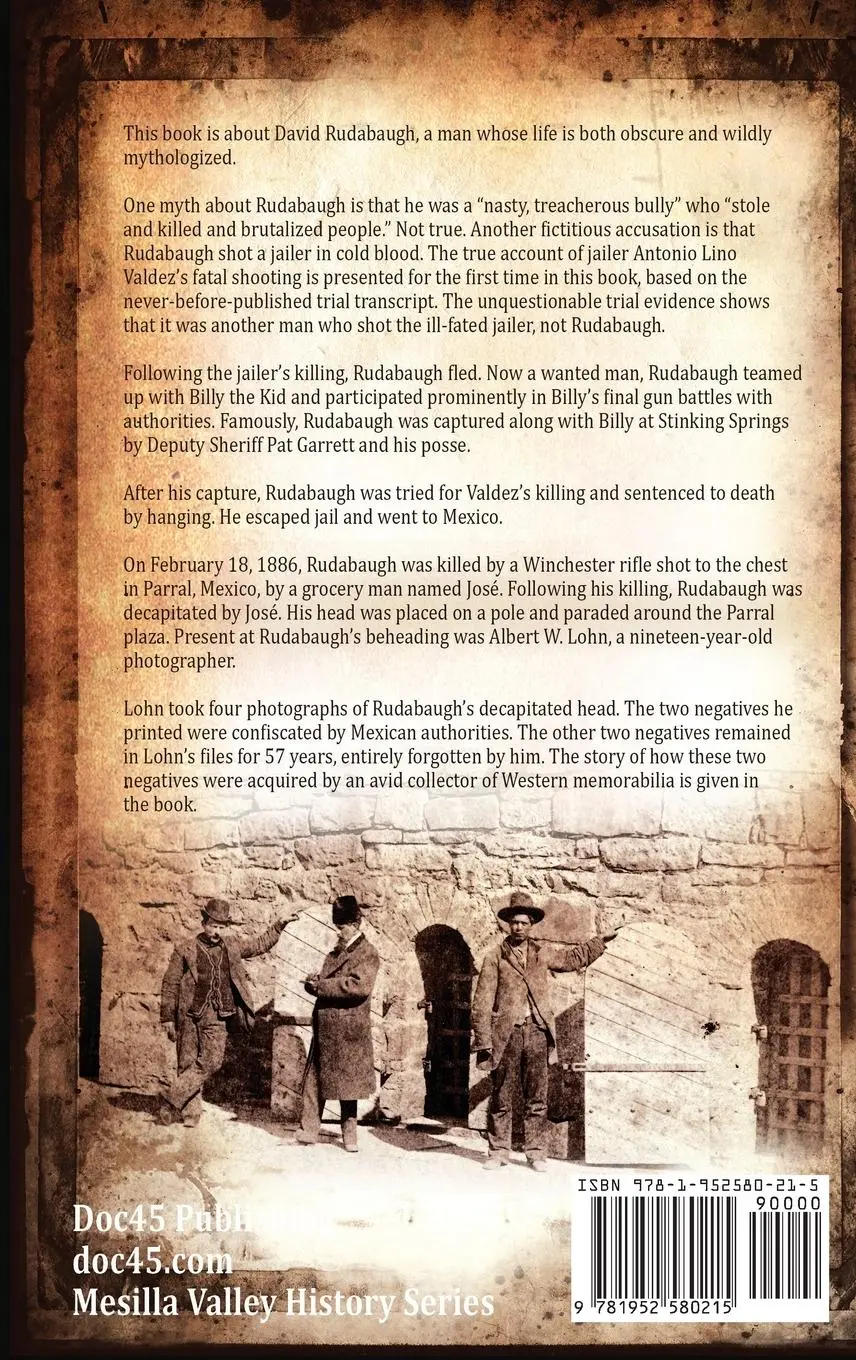 Rückseite: 9781952580215 | "Dirty Dave" Rudabaugh, Billy the Kid's Most Feared Companion | Thomas